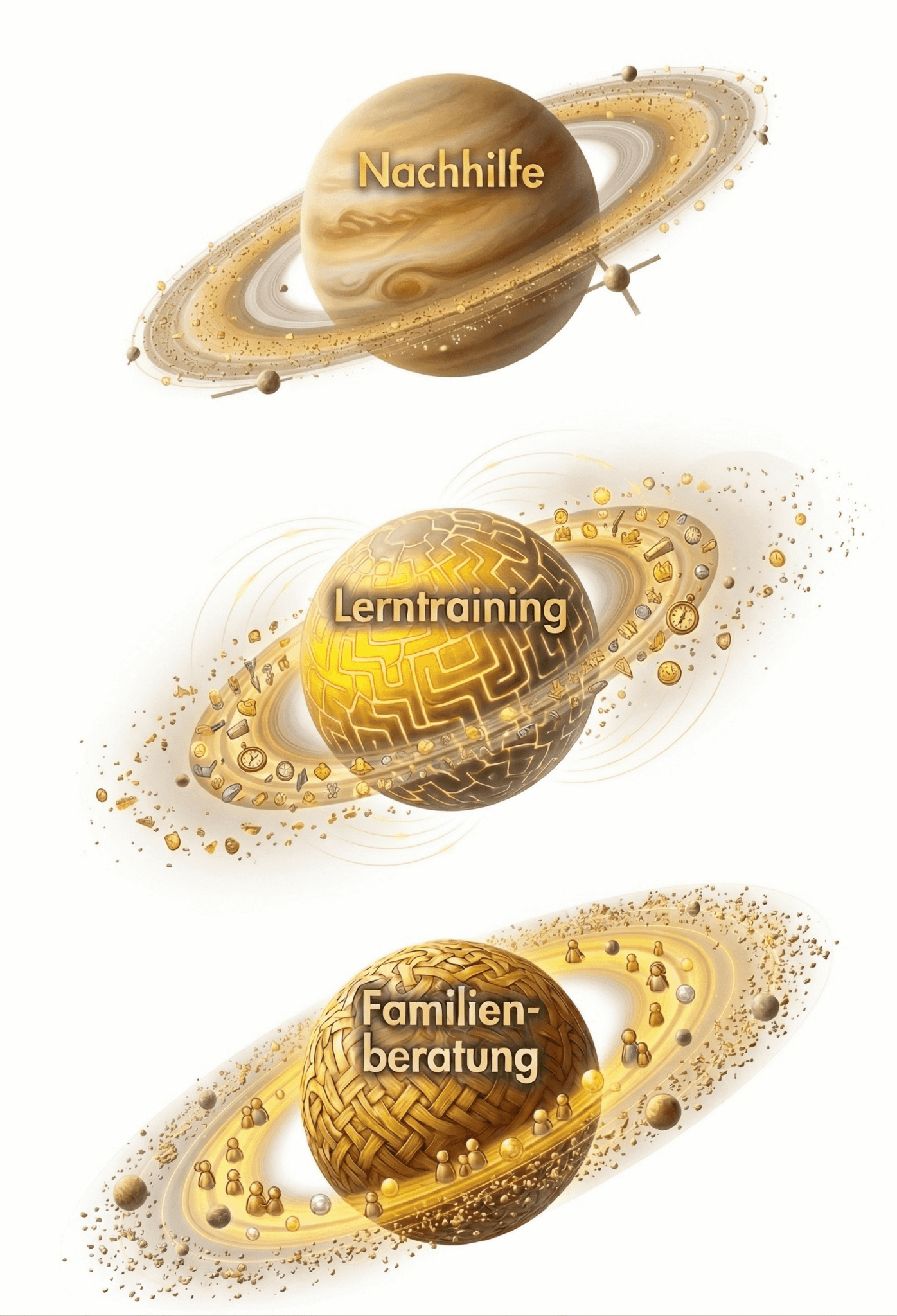 Dreifachprinzip, Nachhilfe, Lerntraining, Familienberatung